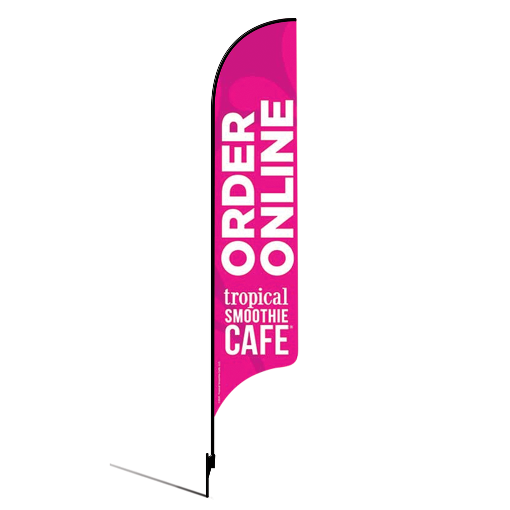 Kit for 15' Tropical Smoothie Cafe Pink Order Online AdverSail